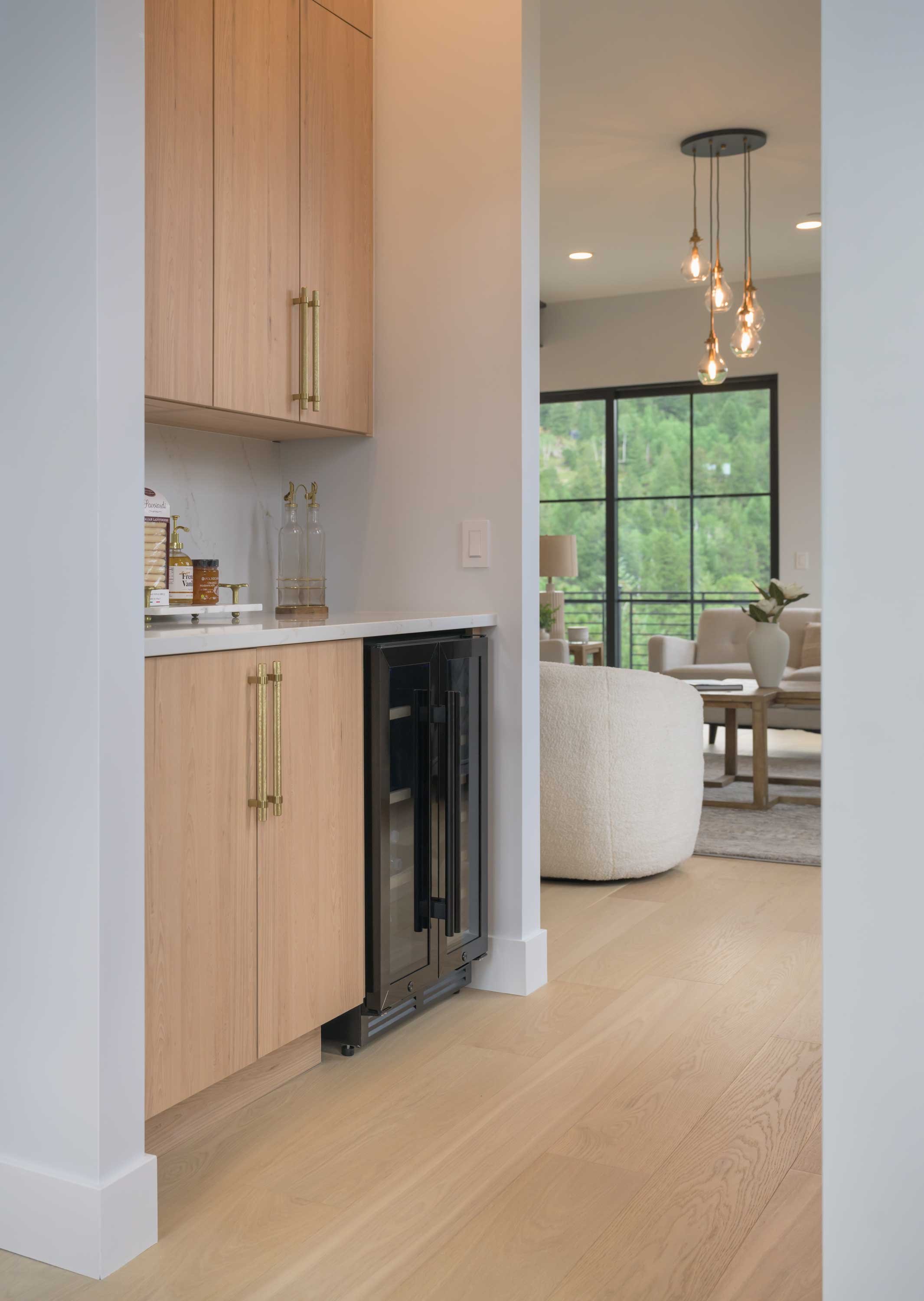 Detailed view of the living space