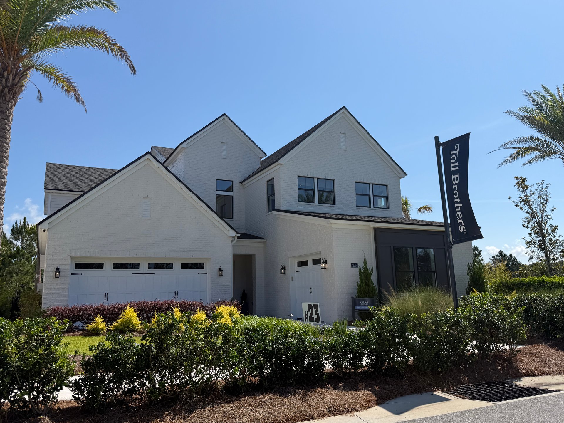 Toll Brothers new-construction model home at Ward Creek in Panama City Beach