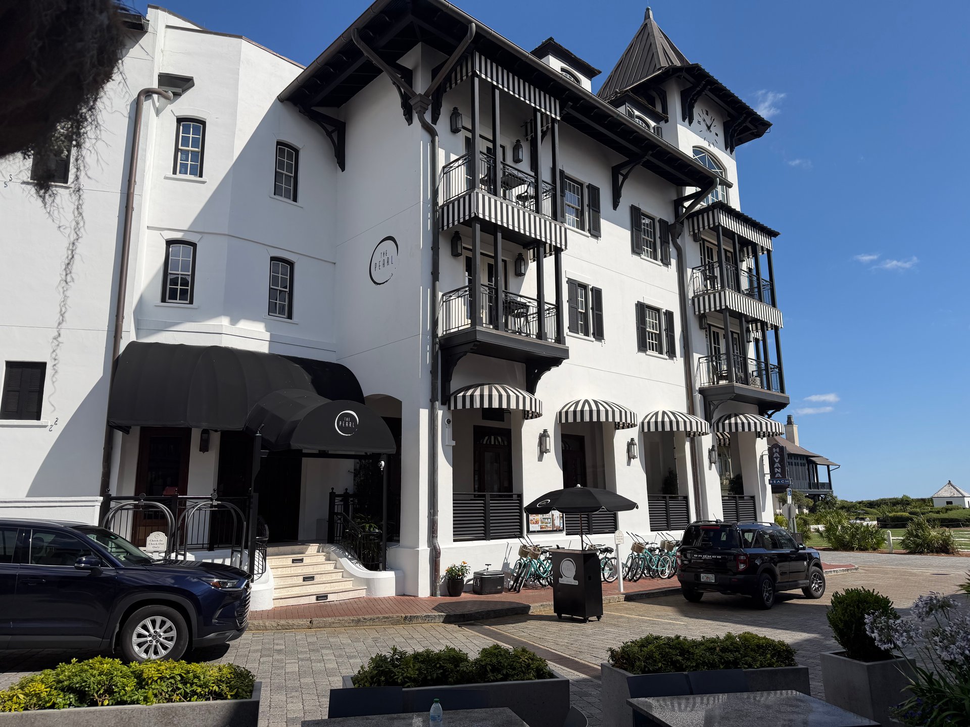 Homes and beach communities along Scenic Highway 30A Florida