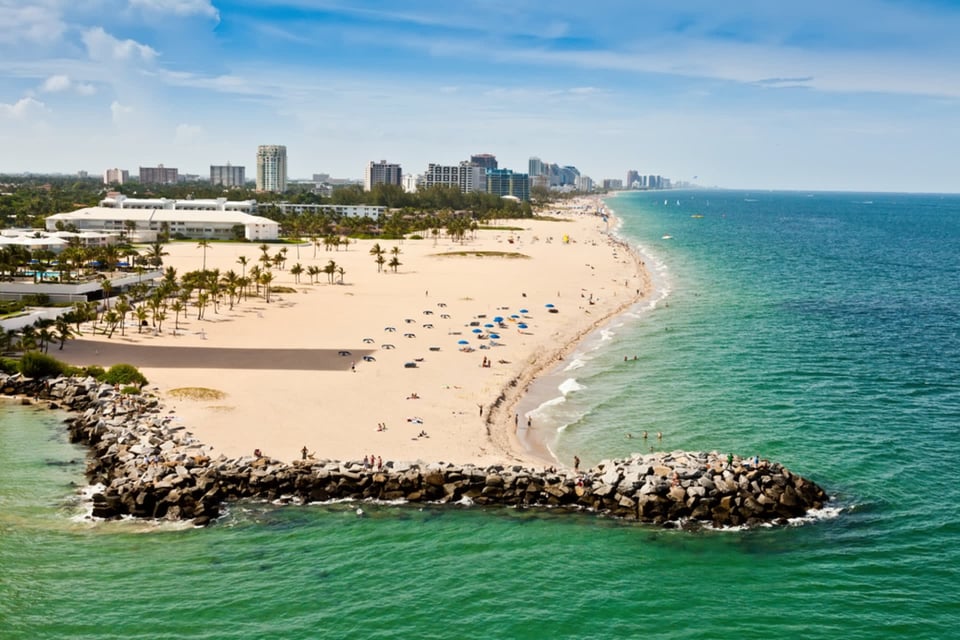 Harbor Beach in Fort Lauderdale, Florida