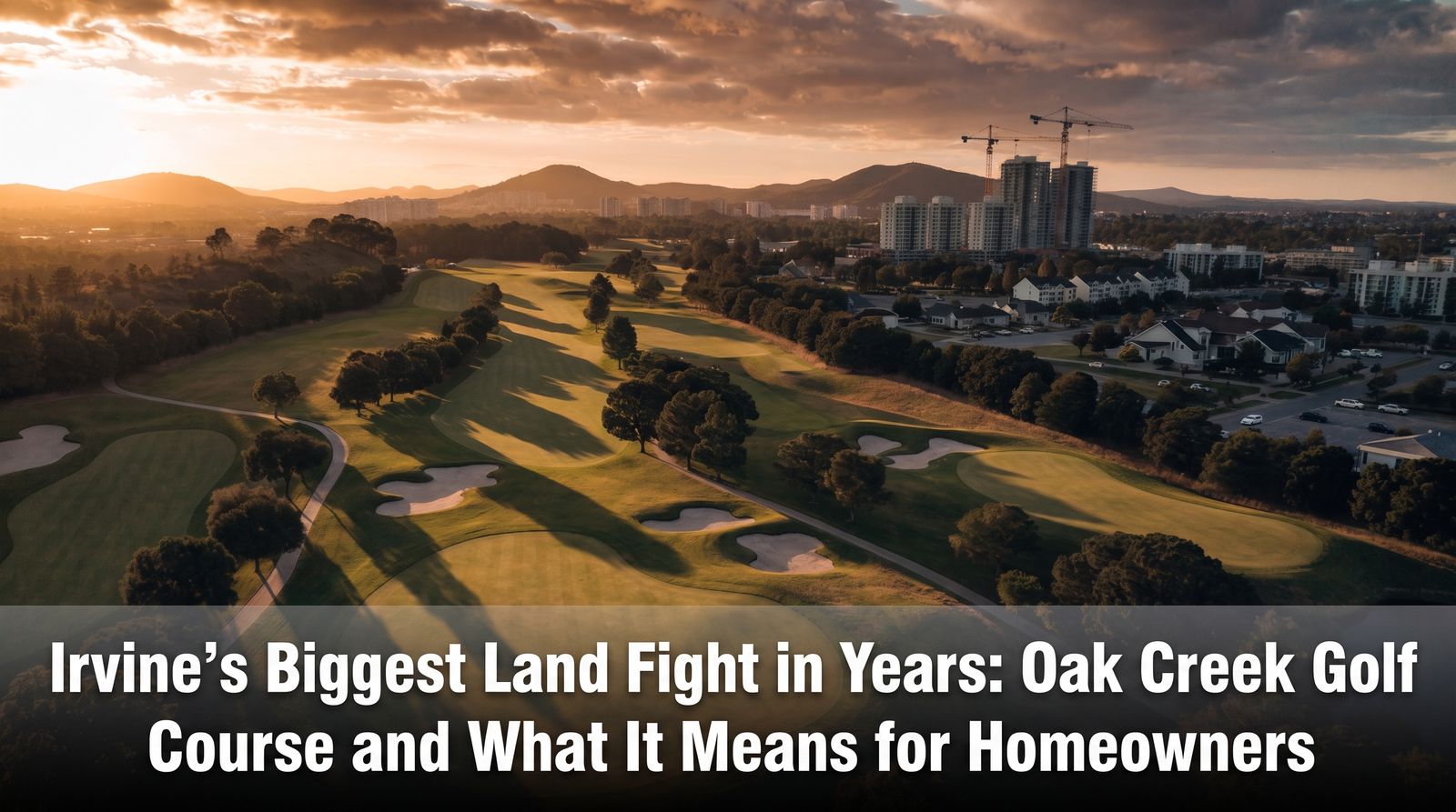 Irvine's Biggest Land Fight in Years: Oak Creek Golf Course and What It Means for Homeowners