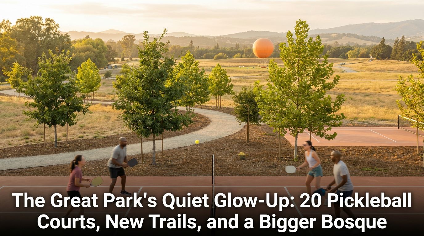 The Great Park's Quiet Glow-Up: 20 Pickleball Courts, New Trails, and a Bigger Bosque