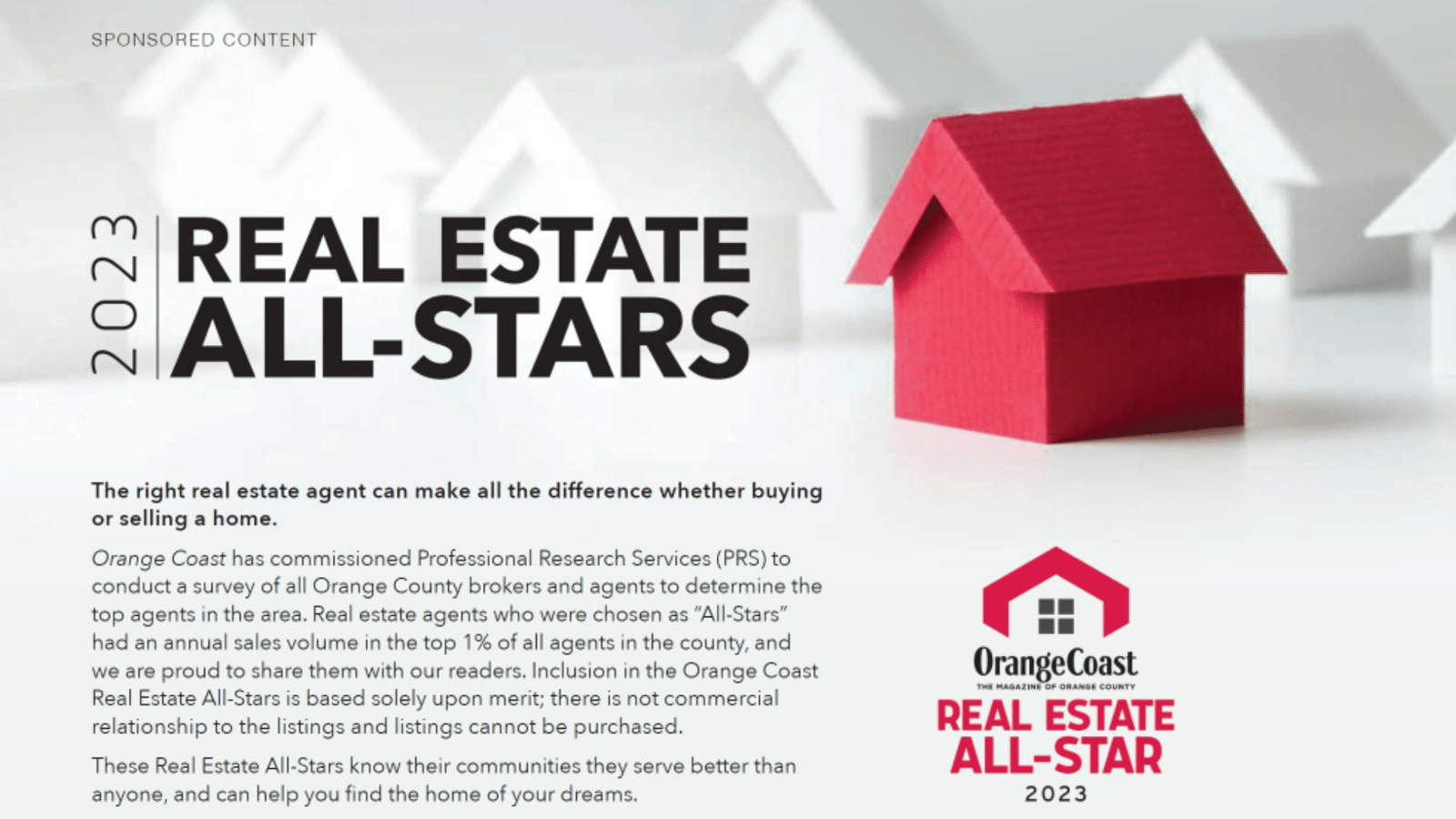 Orange Coast Real Estate All-Stars: Your Guide to the Cream of the Crop in 2023