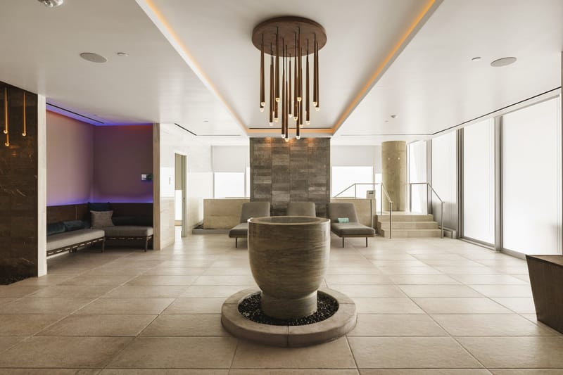 Resident spa at Bleu Ciel