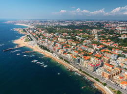 Foz do Douro, Porto, from above