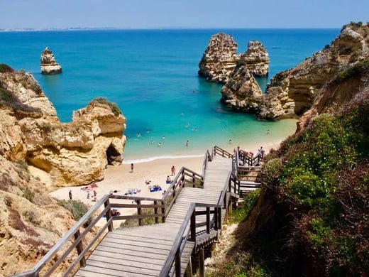 The Algarve coastline