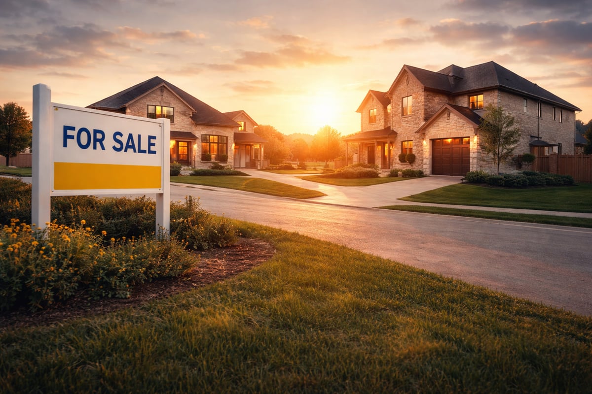 Mortgage rate momentum chart showing recent dip