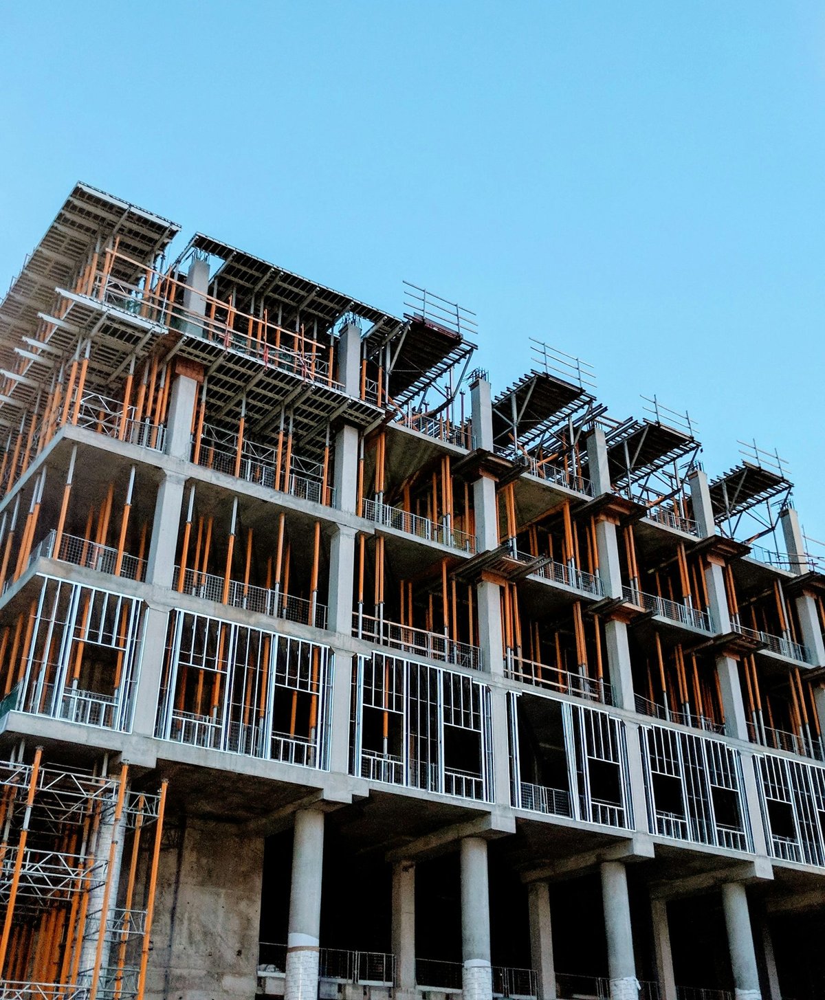 Multifamily housing under construction