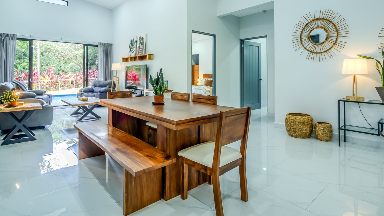 Modern 3-Bed Jungle Home with River and Pool in Cinco Ventanas Ojochal