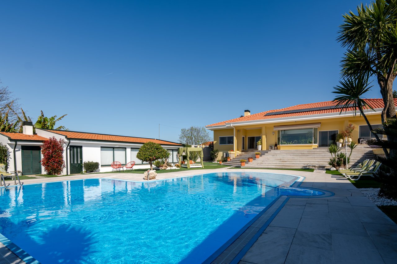 Exceptional Renovated Estate with 4 Residences, Pool & Orchard Near Porto