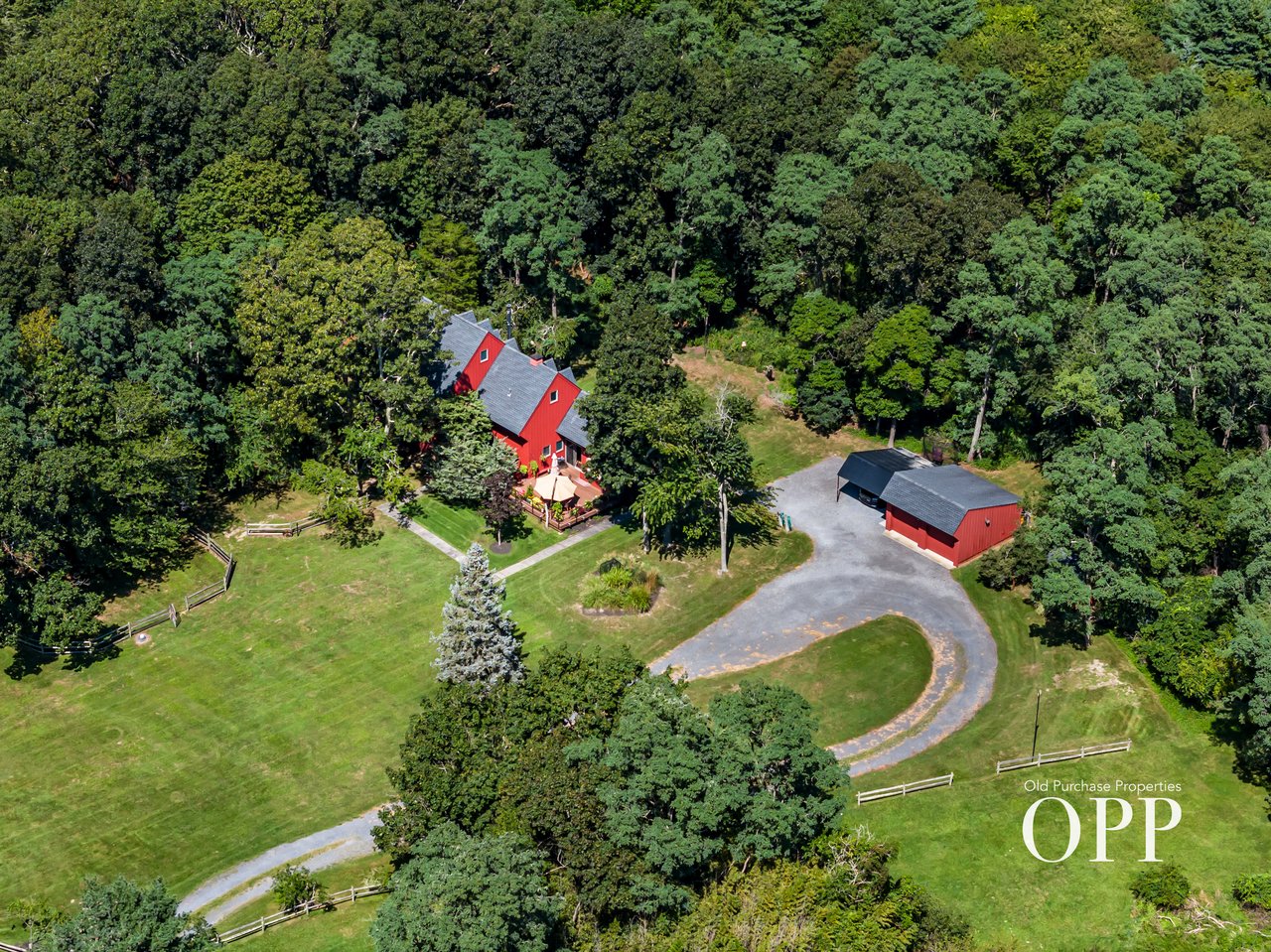 A Pastoral Haven on Nearly 3 Acres, Surrounded by Protected Land