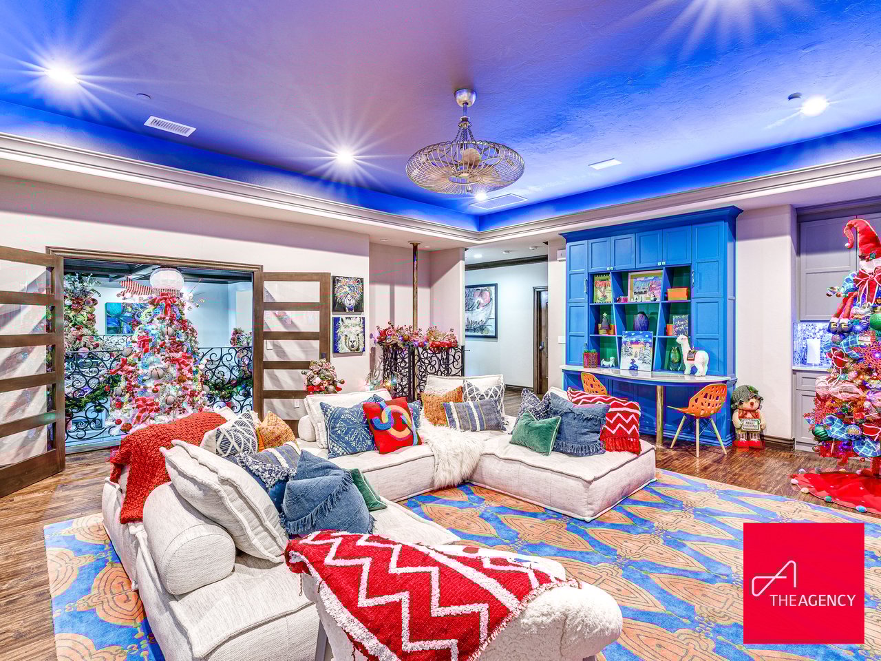 OKC's most expensive home for sale with new price and Christmas decorations! 