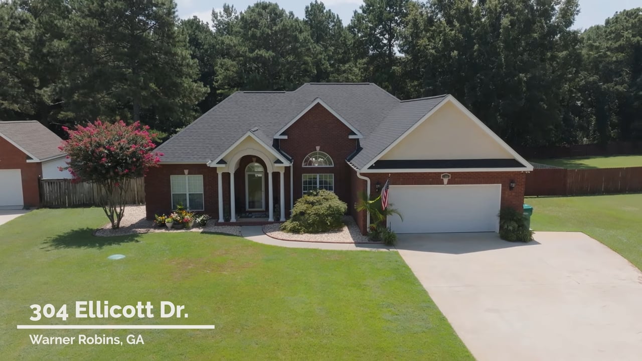 Move-In Ready Ranch Home in Warner Robins | 304 Ellicott Drive Tour