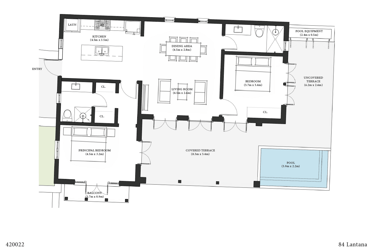 Lantana Recidence 420022 | 2-Bedroom Ocean-View Home in the Heart of Las Catalinas