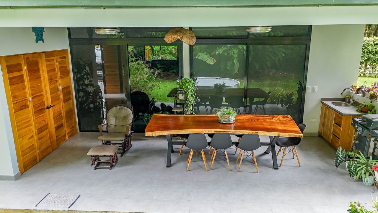 3-Bed Home on Calle Principal Ojochal with River & Jungle