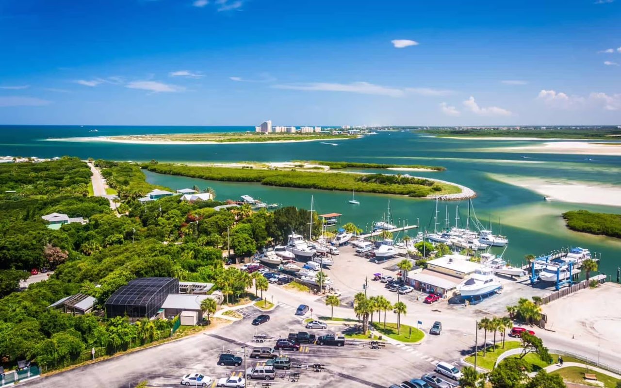 Peaceful view of New Smyrna Beach Florida with oceanfront homes, sandy beaches, and a relaxed coastal lifestyle