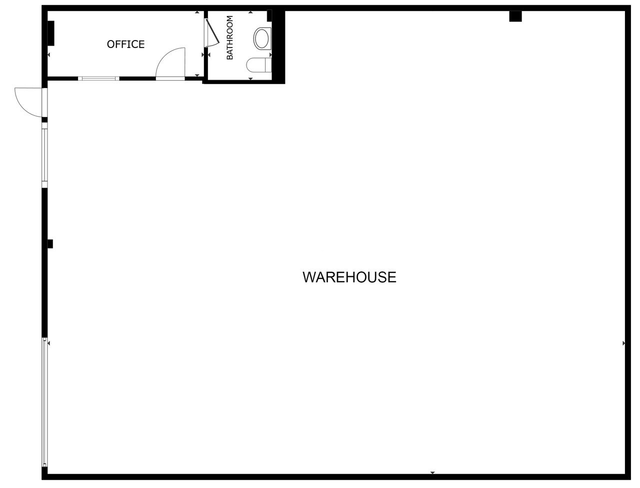 2,000 SF Warehouse Space in Belmont