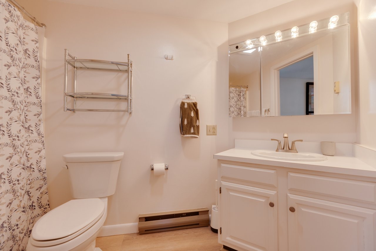 Ski Season Rental with panoramic water and mountain views
