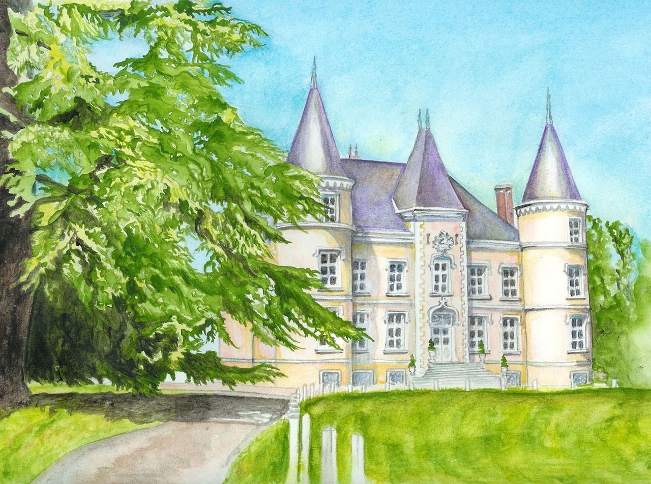 19th Century Fairytale Chateau in Loire Valley