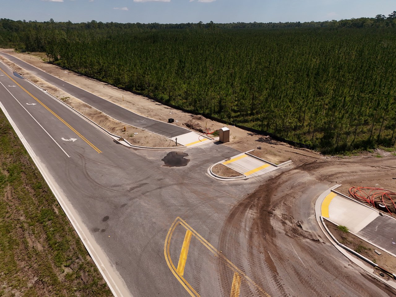 Road infrastructure development in Saddletree at EverRange
