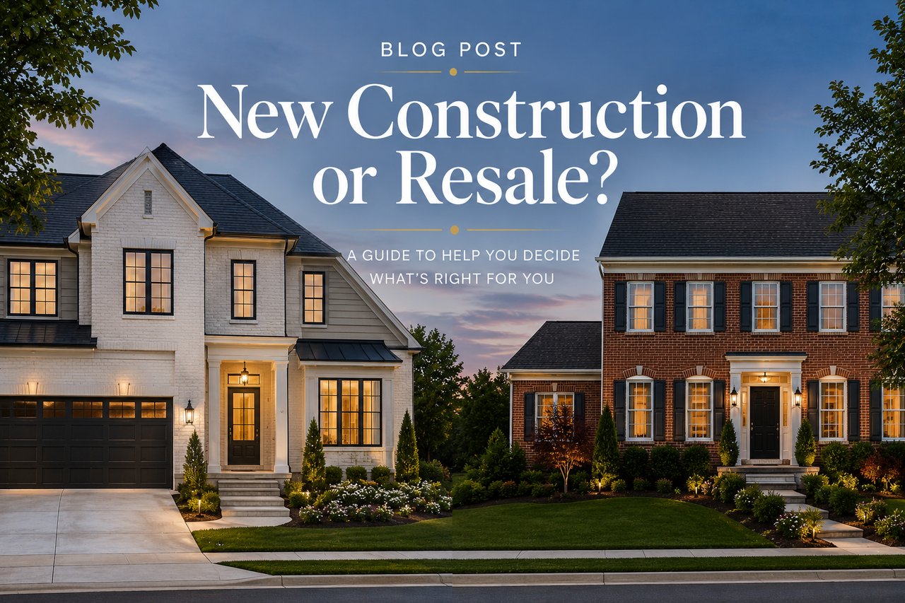 New Construction vs. Resale Homes in Northern Virginia
