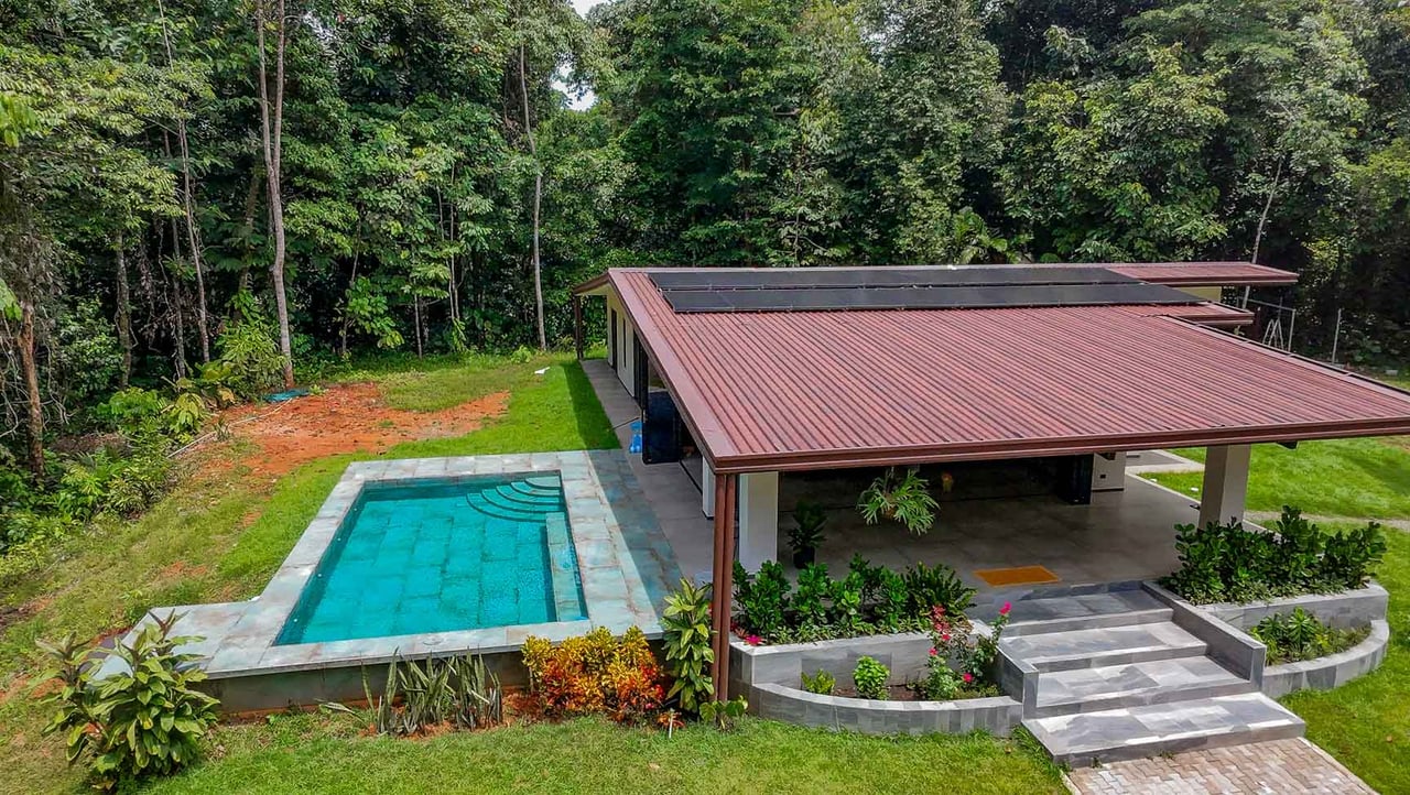 Jungle Home with Riverfront and Orchard in Ojochal Costa Rica