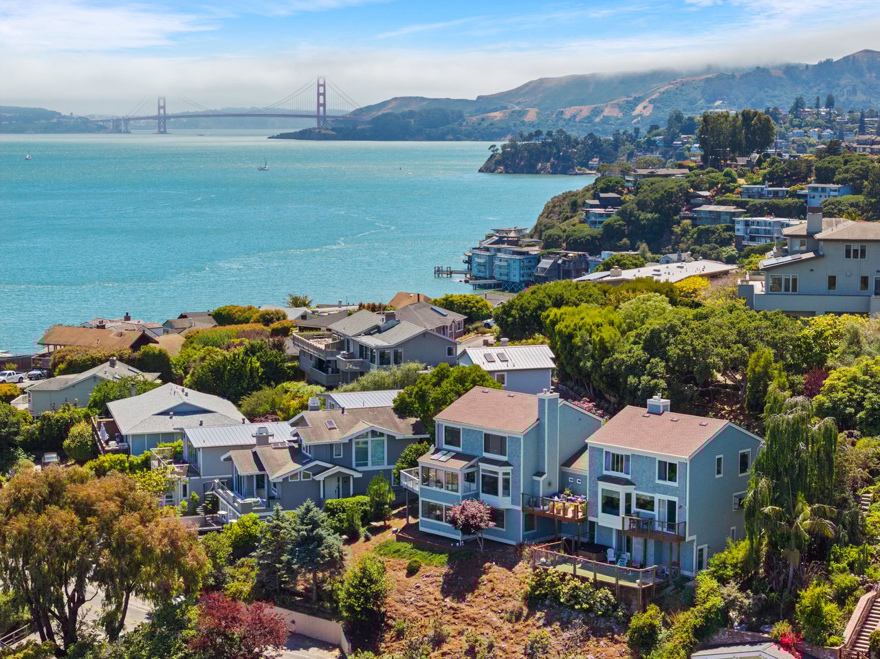 Picturesque Views of the Bay and Angel Island