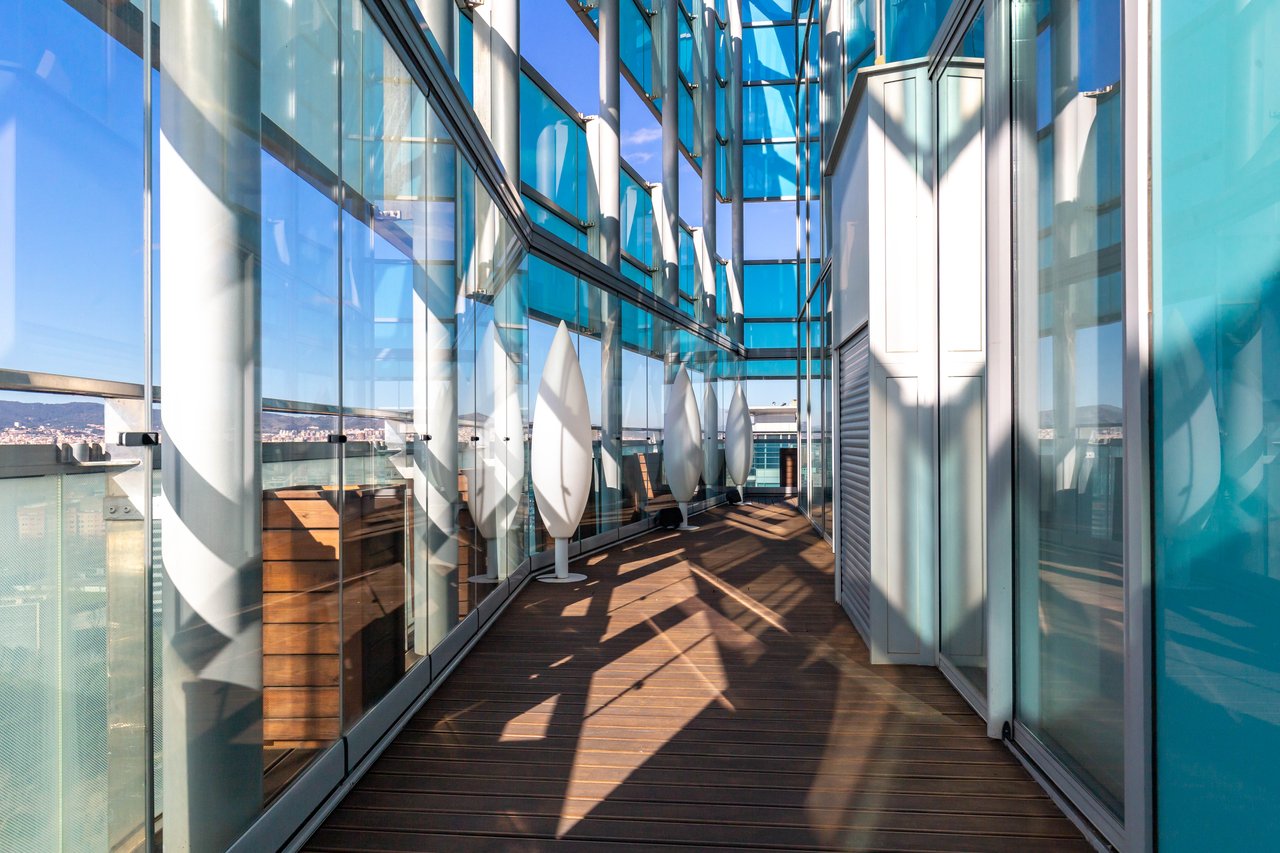 Luxury penthouse in Diagonal Mar, with views and pool 