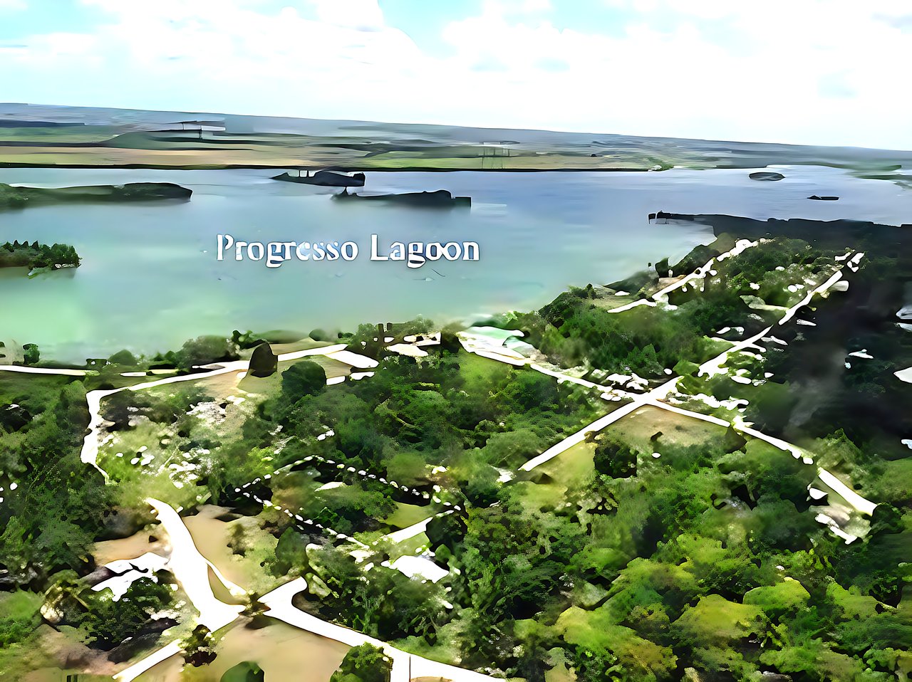 20 acres on the northeast bank of Progresso Lagoon