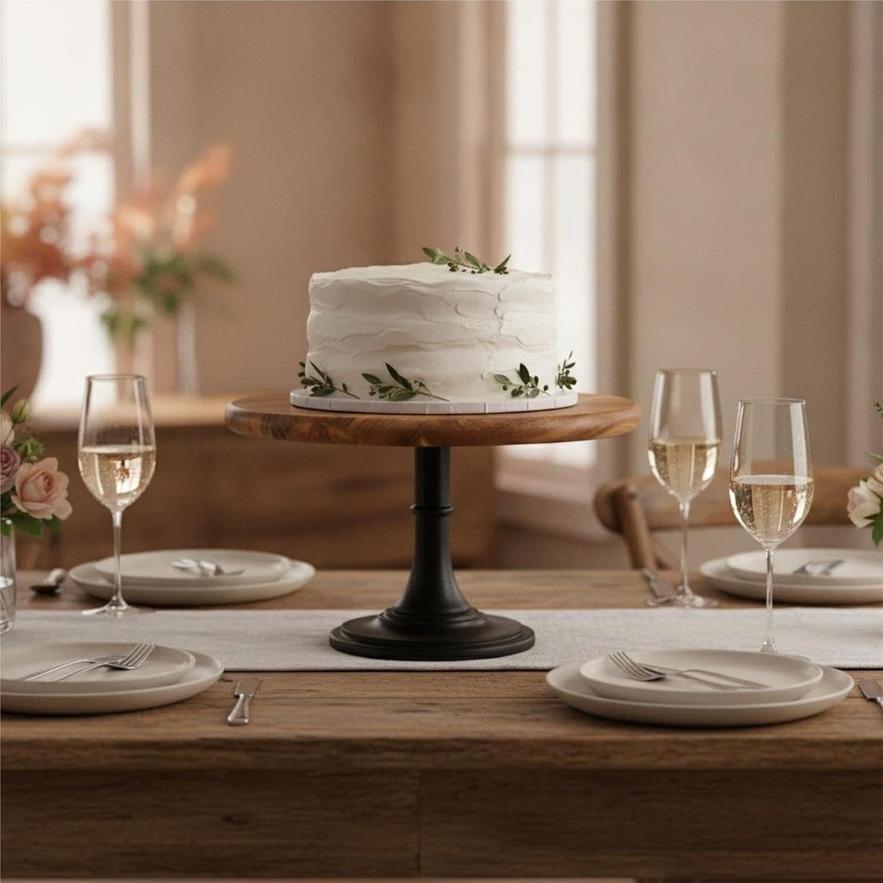 Wooden Cake Stand 