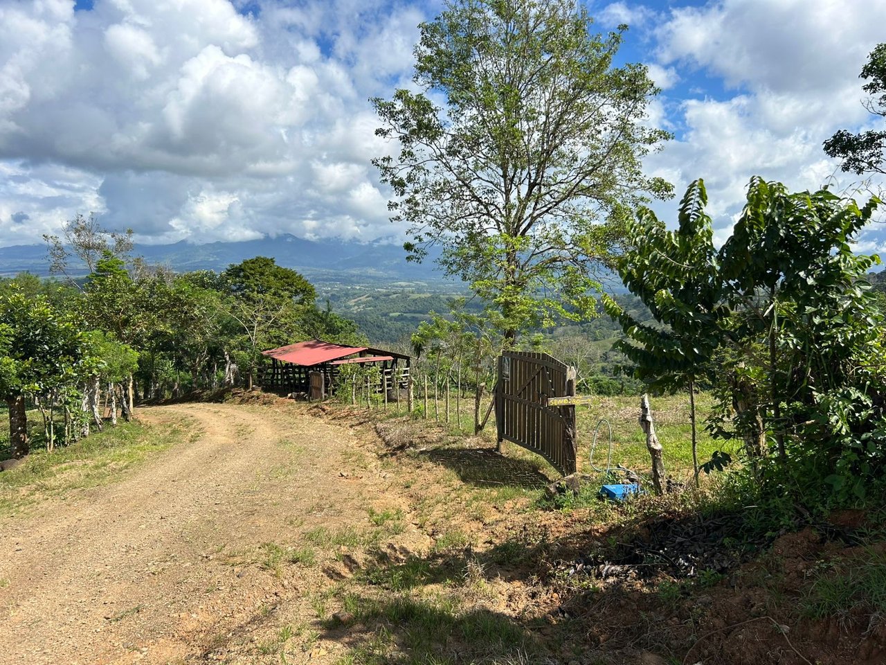 10-Acre Waterfall Farm with Amazing Valley and River View in San Isidro.