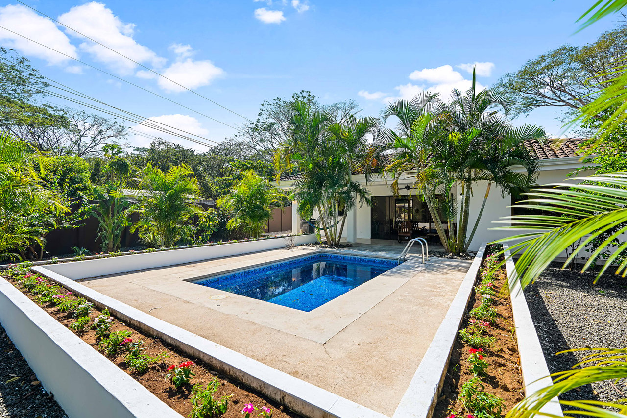 Casa Miel | Stunning 2-Bedroom Home Steps from Playa Potrero's Beaches & Dining.