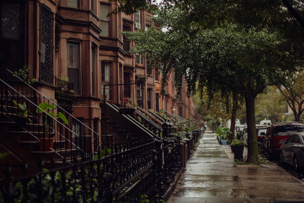 The Arches at Cobble Hill luxury condominium at 401 Hicks Street in Brooklyn featuring restored Gothic church architecture, boutique residences, soaring arched windows, and historic architectural details.