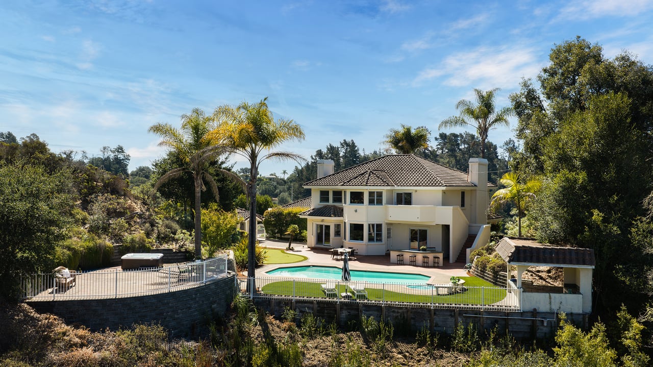 Private Aptos Estate with Vineyard Views