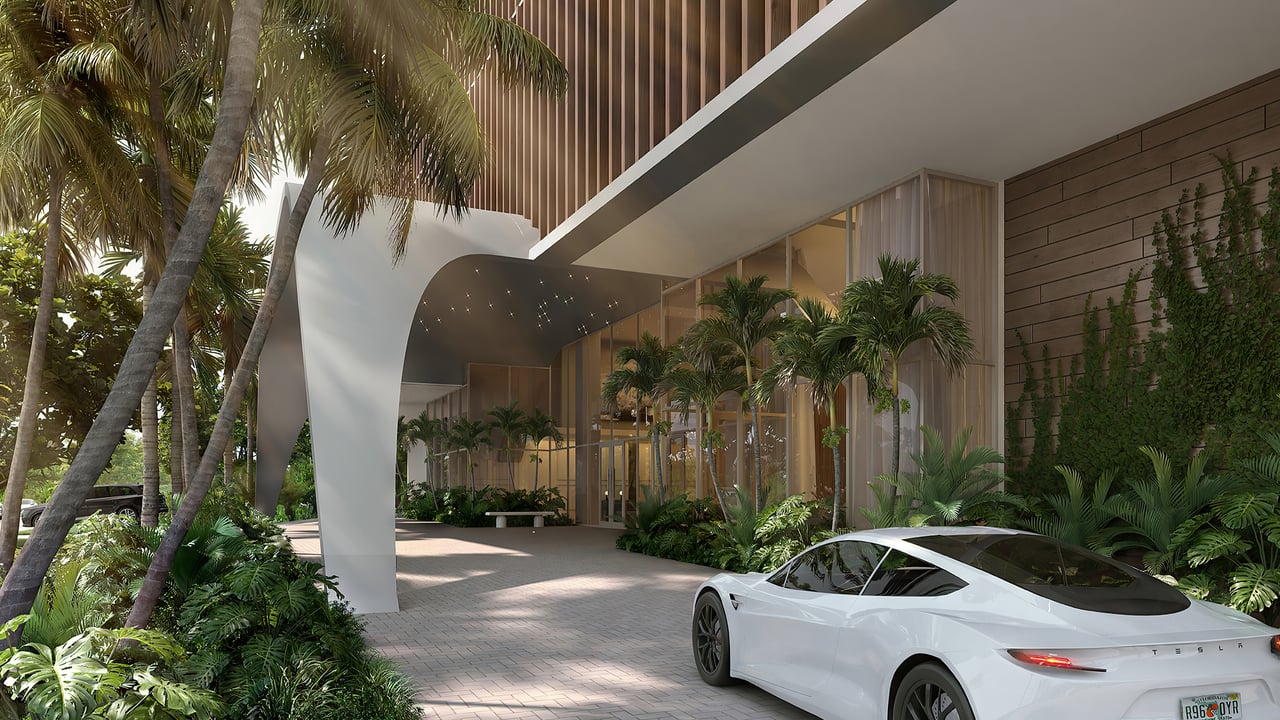 Sage Intracoastal Residences exterior amenities entrance area 