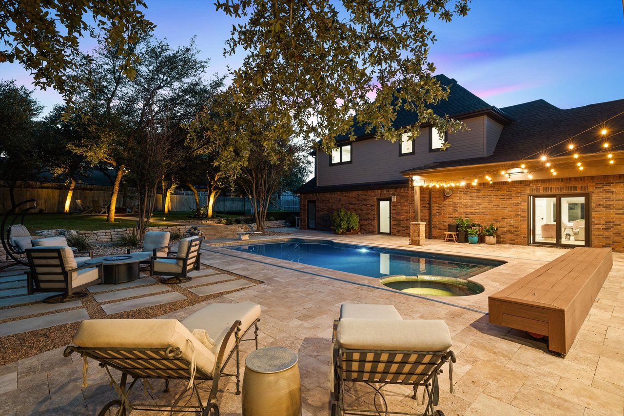 Northwest Hills legacy home with sport court, pool, and dream backyard.