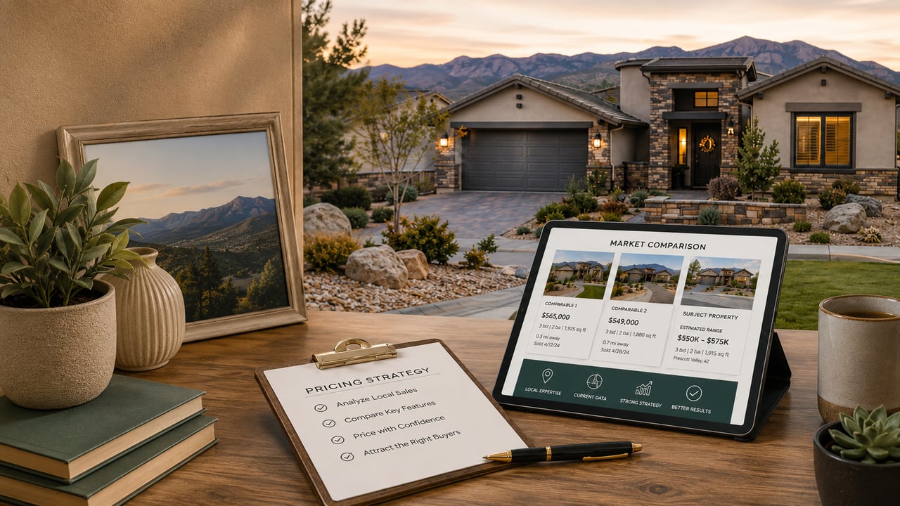 pricing strategy for a Prescott Valley home with local market comparison and mountain views