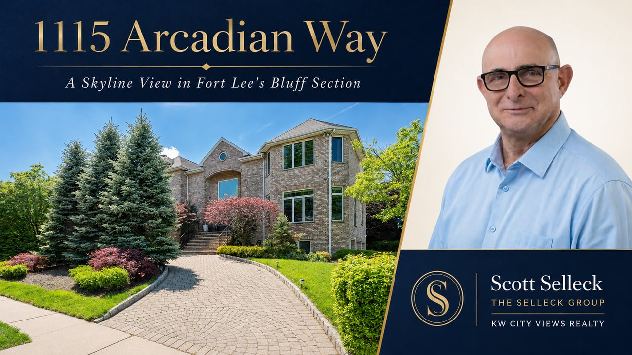 1115 Arcadian Way: A Skyline View in Fort Lee's Bluff Section