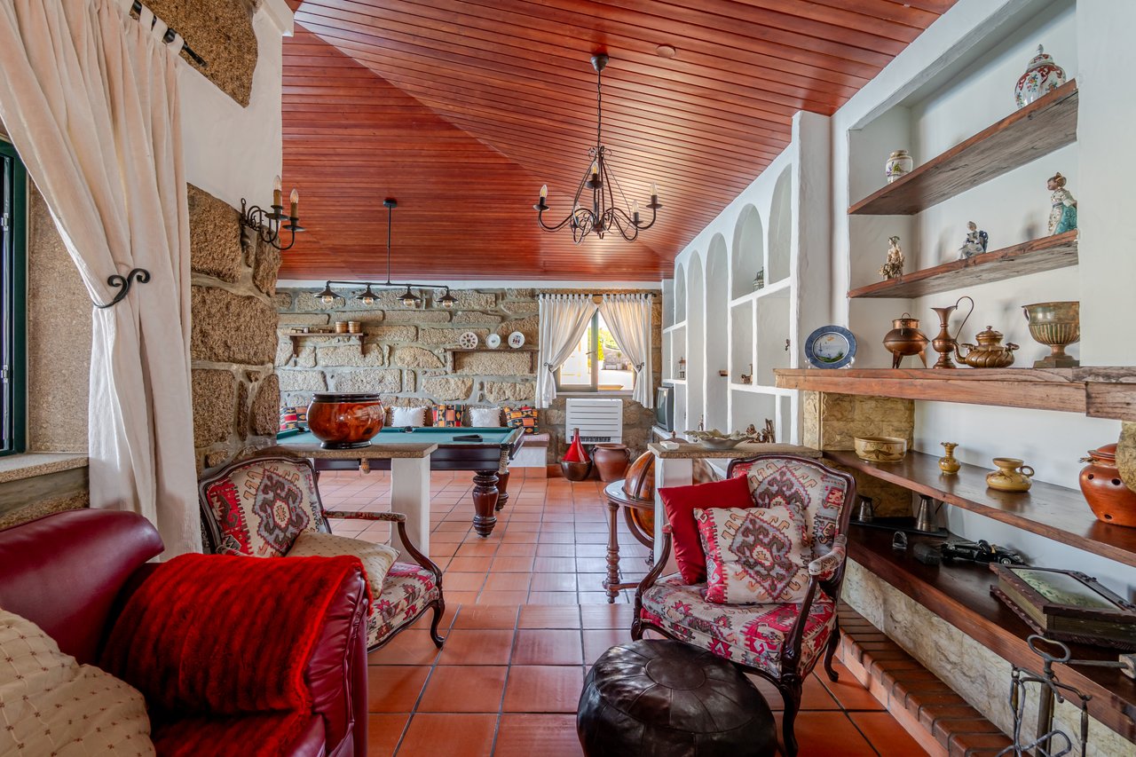 Exceptional Renovated Estate with 4 Residences, Pool & Orchard Near Porto