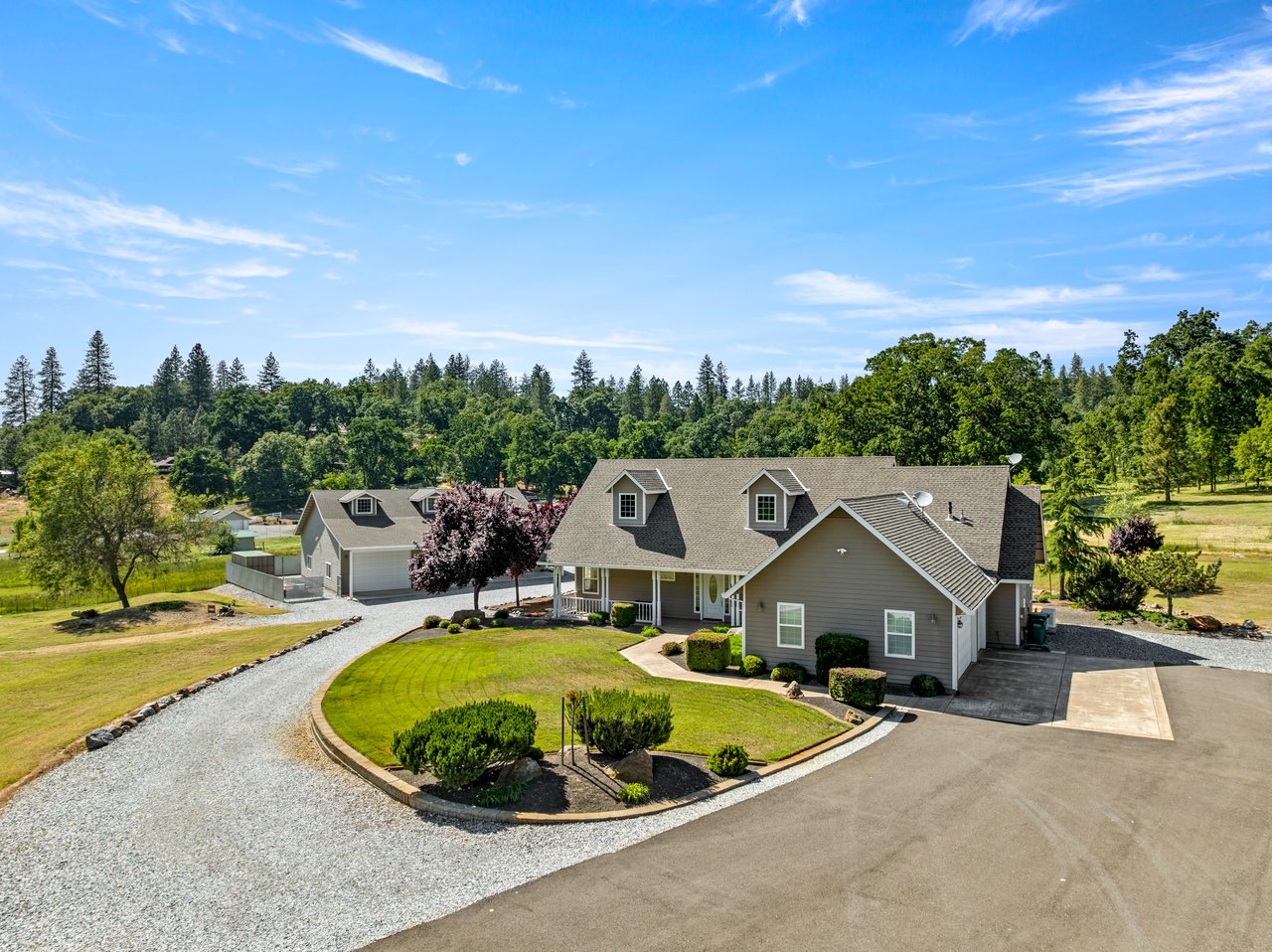 Custom Built Home on 4 Flat Acres in the Heart of Pleasant Valley – A Car Enthusiast's Dream!