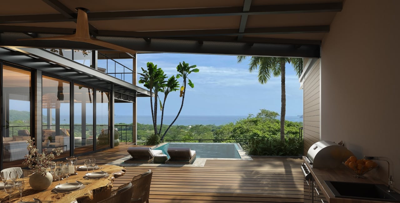 Casa Caoba | 6-Bedroom Luxury Hilltop Home with Panoramic Ocean Views in Tamarindo!