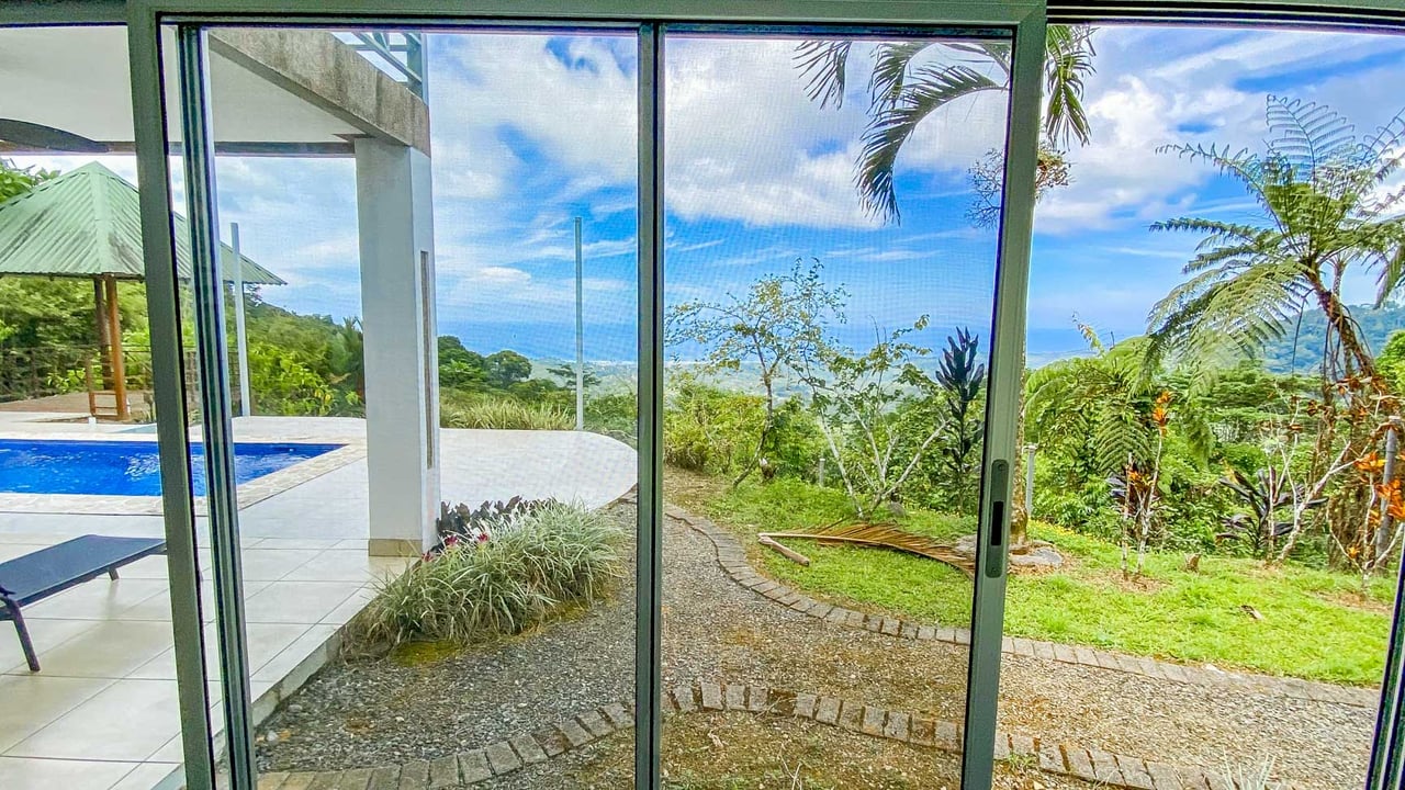 3-Bed Ocean View Home Near Ojochal, Costa Rica | 2.75 Acre Jungle Property