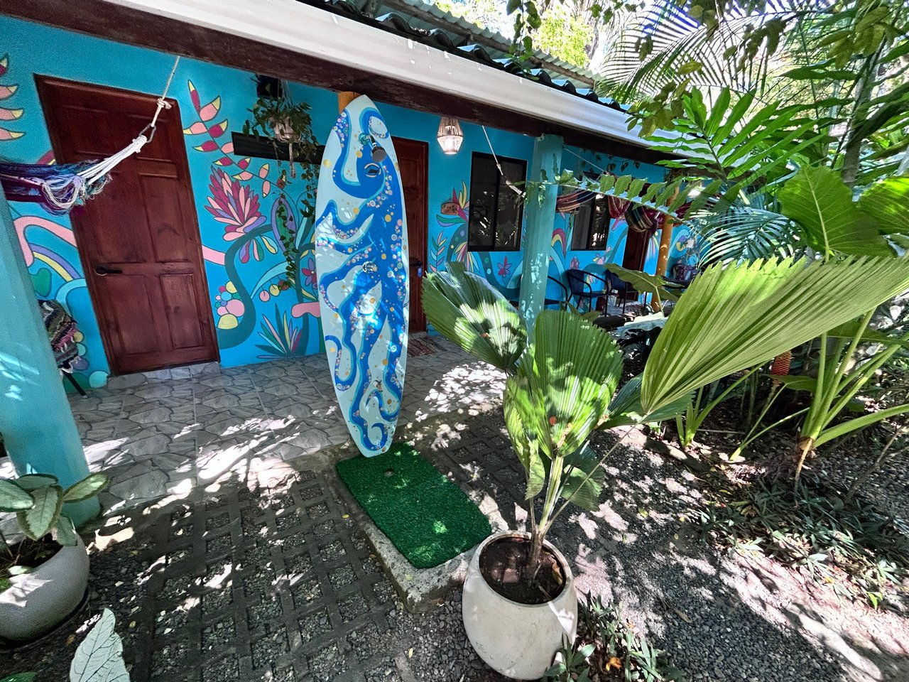 0.23 ACRES – Multi-Business Property In The Heart Of Dominical – Restaurant, 4 Cabins & Commercial Rental!!!!