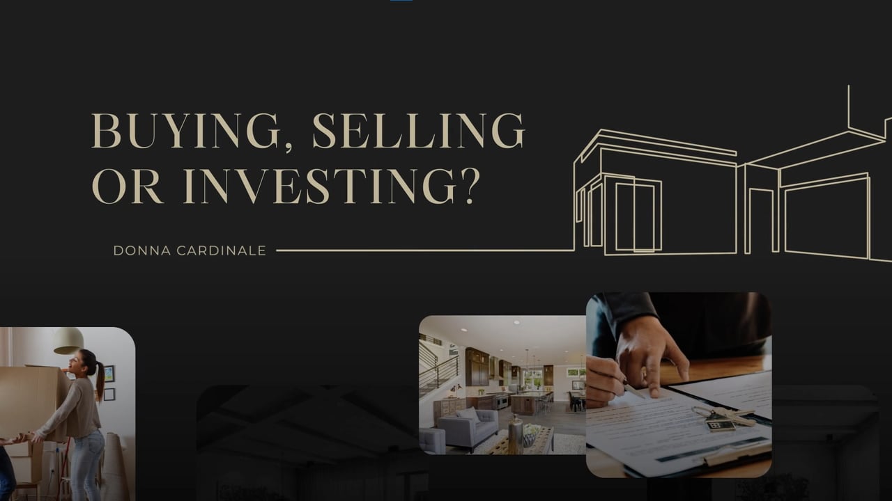Buying, Selling or Investing?