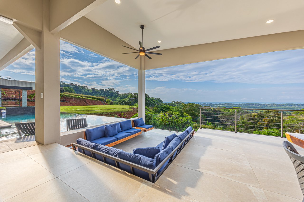 4 ACRES – 3 Bedroom Home “The Crystal Shire” With Wide Ocean View, Creek, Solar Power, Fine Craftsmanship, Self Sufficiency!!