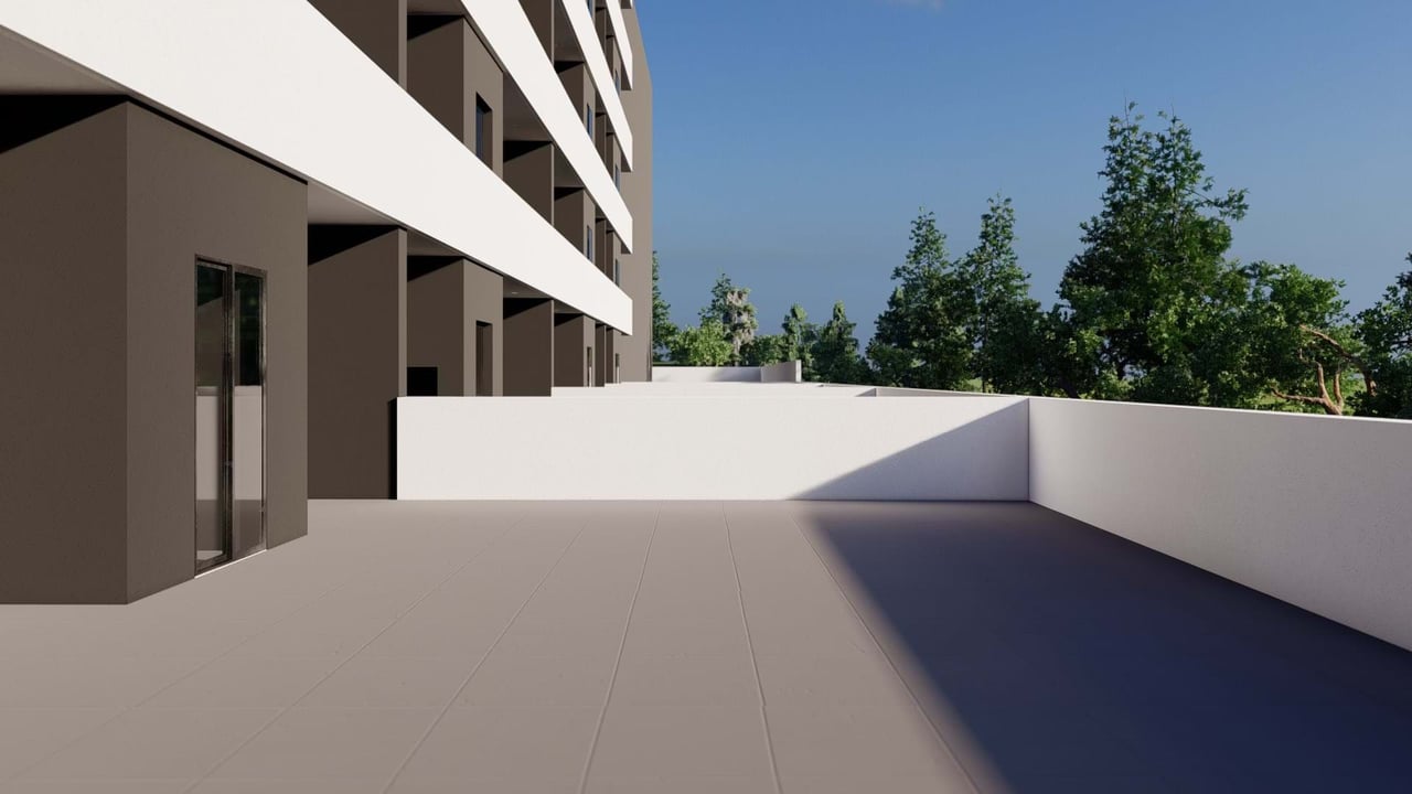 Modern 2-Bedroom Apartment with Balcony and Garage in Águas Santas, Greater Porto