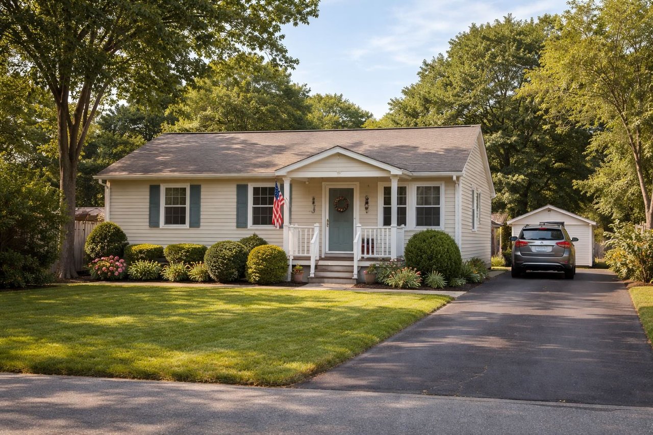 Casa en Mastic, Nueva York, en una calle residencial tranquila