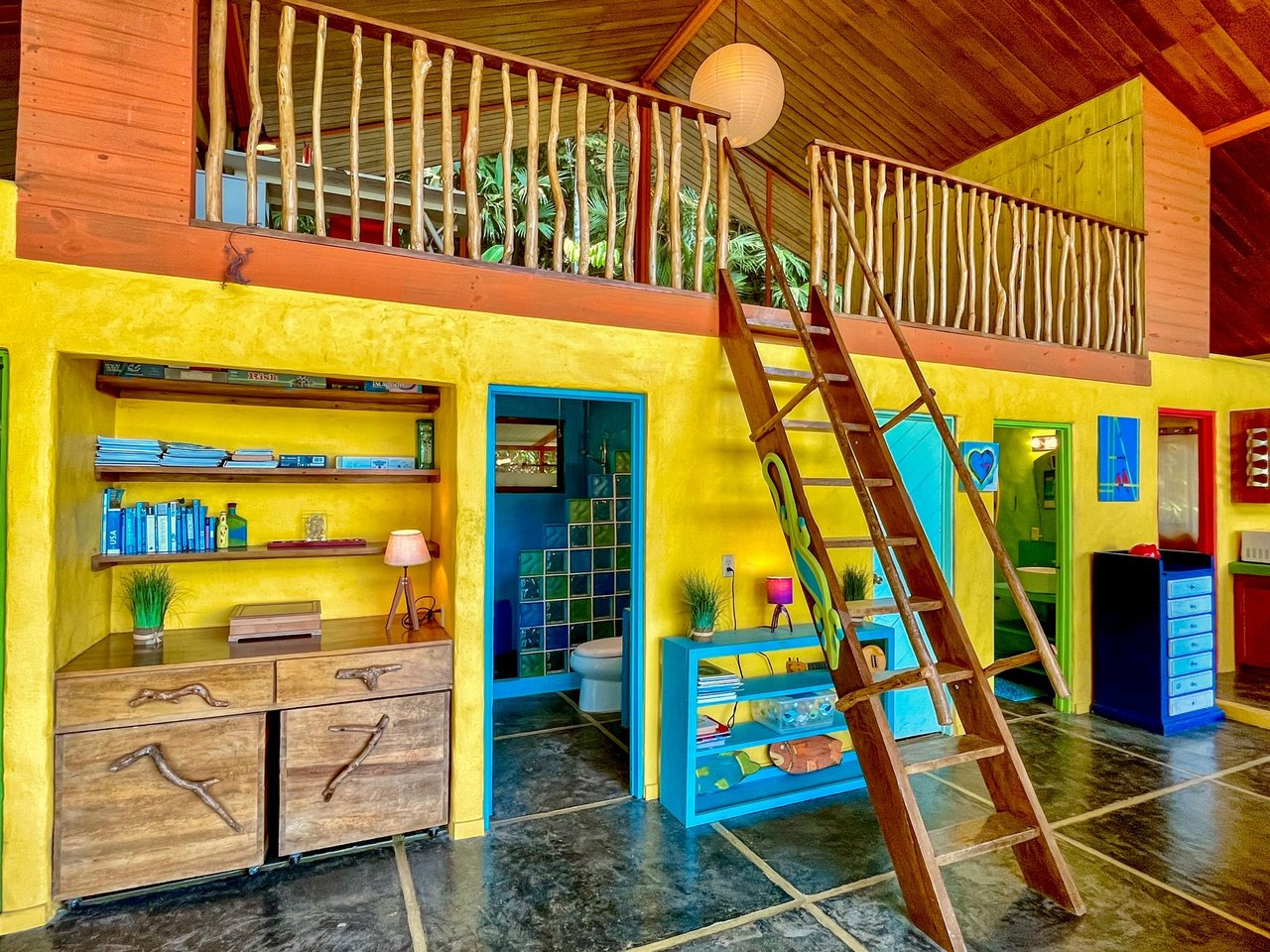 2.35 ACRES- 2 Bedroom Colorful Jungle Home With Ocean Views, Privacy, Room To Build More, Only 10 Min To Dominical!!!
