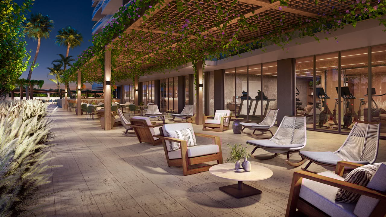 Nexo Residences bar area 