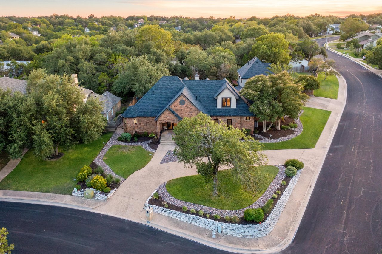 Northwest Hills legacy home with sport court, pool, and dream backyard.